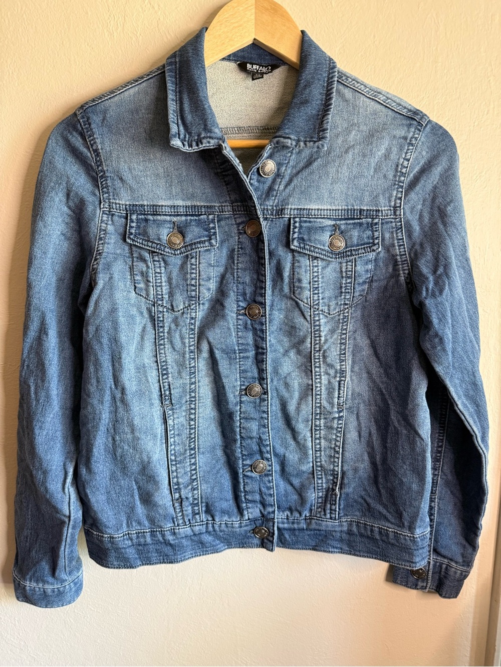 Buffalo David Bitton Classic Blue Jean Jacket Women's Size S